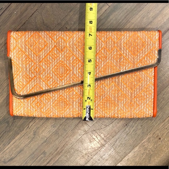 Urban Expression Vegan Leather Woven Clutch - Picture 8 of 8